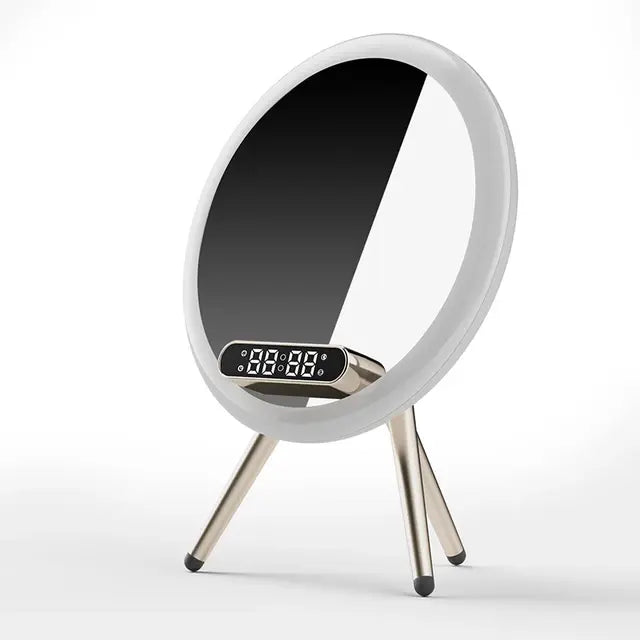 Bluetooth Mirror Speaker with LED Night Light