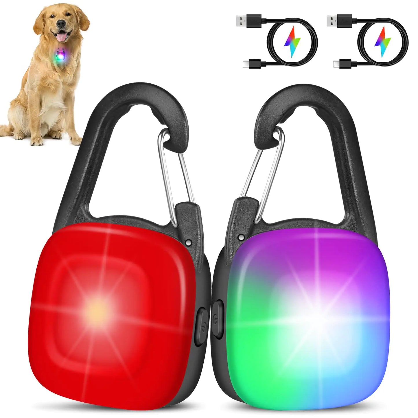 Dog Collar Lights for Night Walking