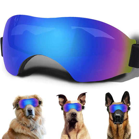 Large Dog Sunglasses with Adjustable Strap