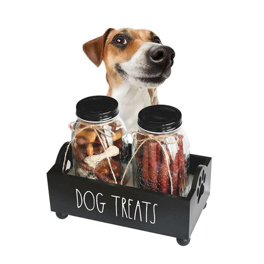 Treat Containers with Glass Jars