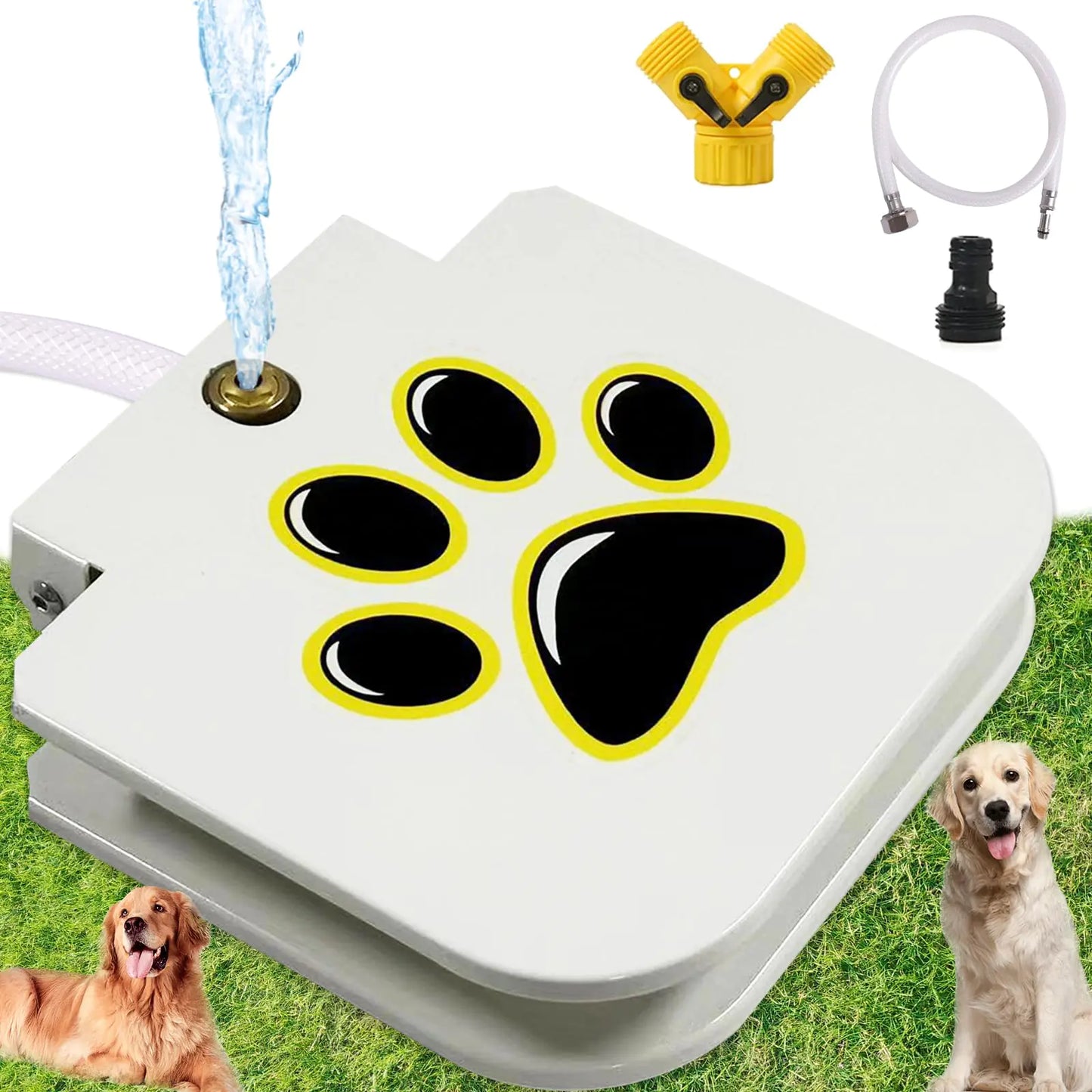 Outdoor Step On Dog Water Fountain