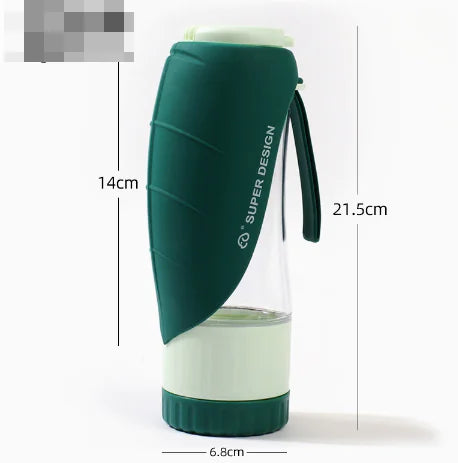 Portable Dog Water Bottle & Food Bowl