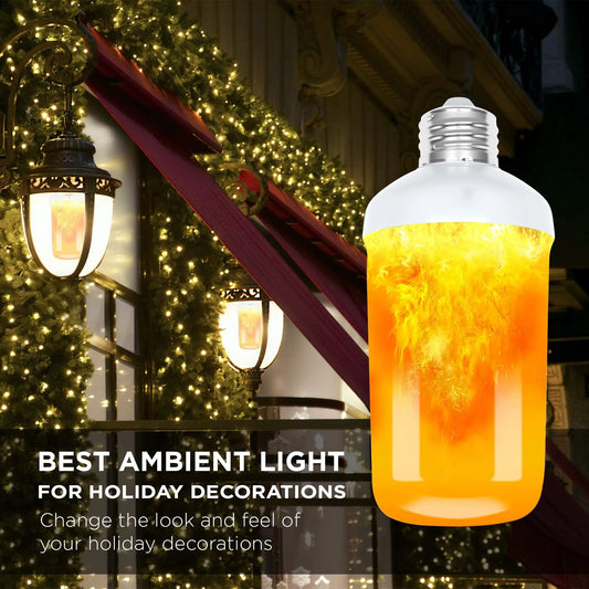 LED Flame Flickering Light Bulb