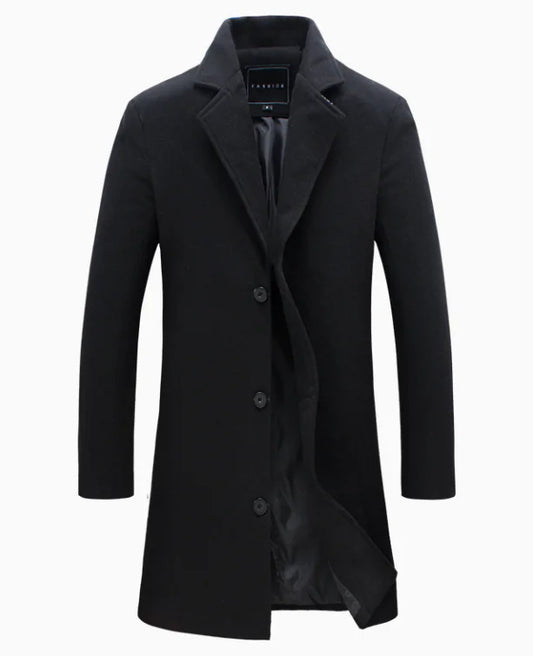 MetroStyle Men’s Woolen Coat