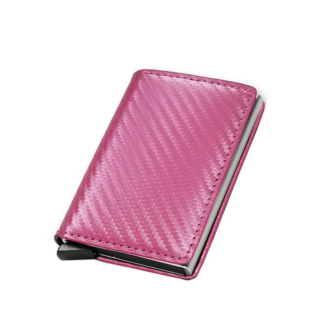 Carbon Fiber RFID Slim Mini Wallet