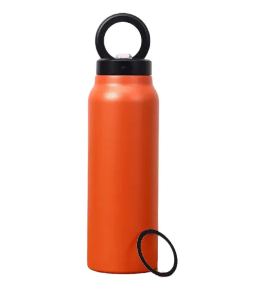 Water Bottle with Magnetic Phone Holder