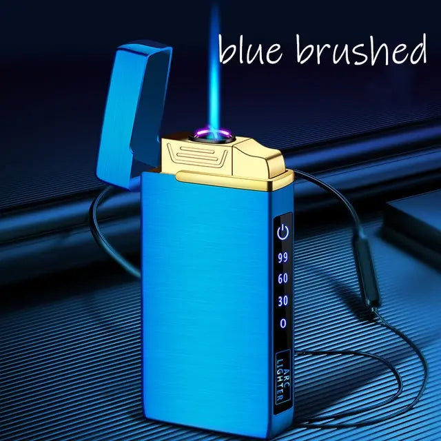 Dual Arc Windproof Rechargeable Butane Lighter