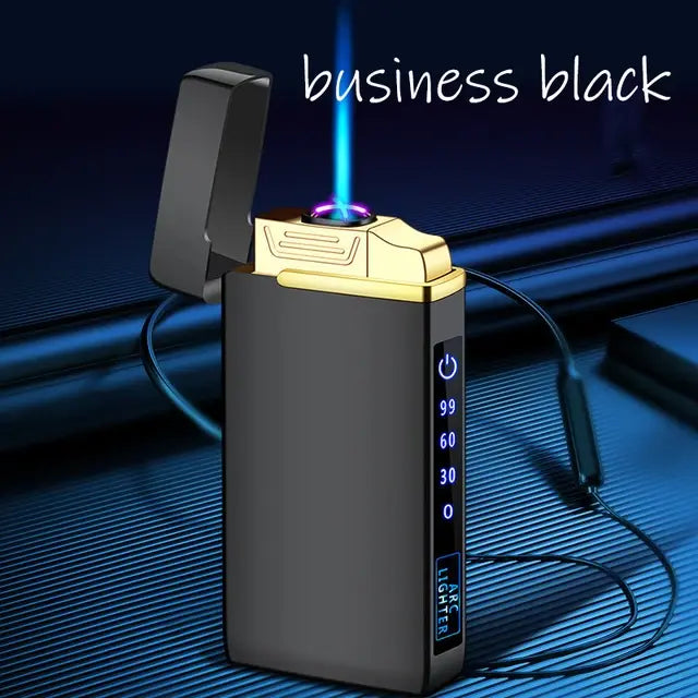 Dual Arc Windproof Rechargeable Butane Lighter