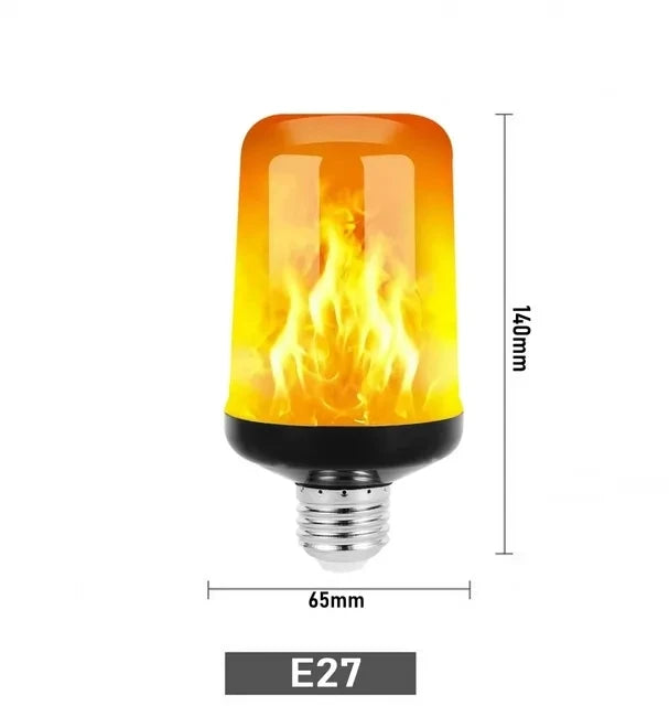 LED Flame Flickering Light Bulb