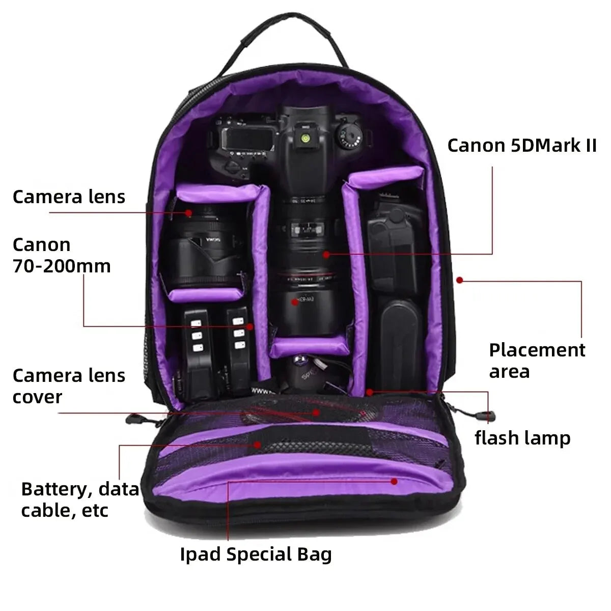 Waterproof Camera Backpack