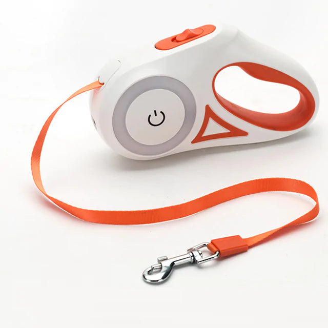 Retractable Dog Leash with Flashlight
