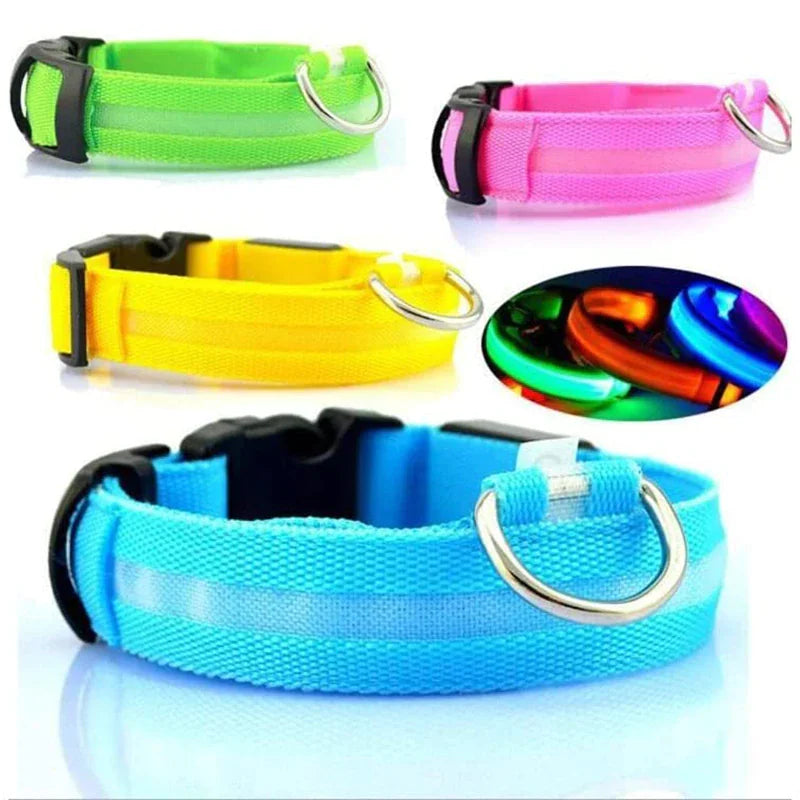 LED Adjustable Flashing Dog Collar