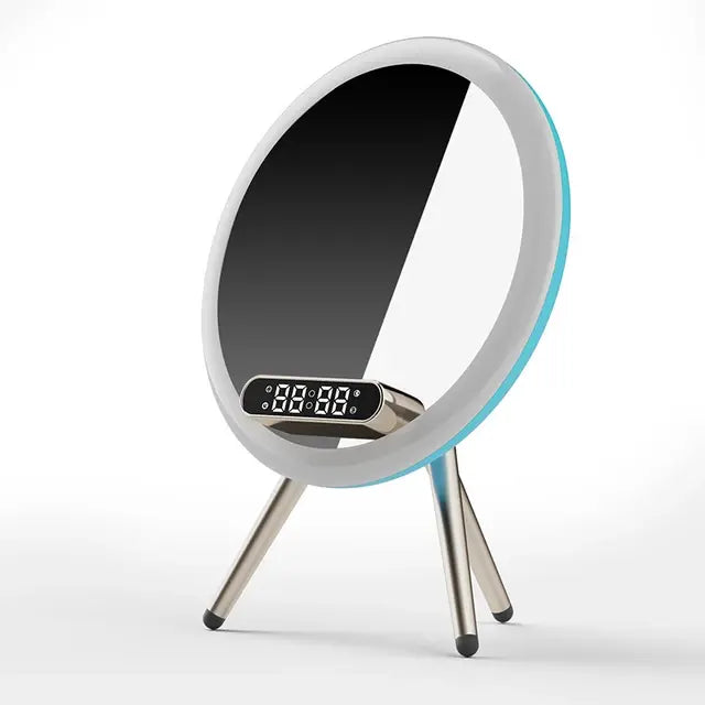 Bluetooth Mirror Speaker with LED Night Light