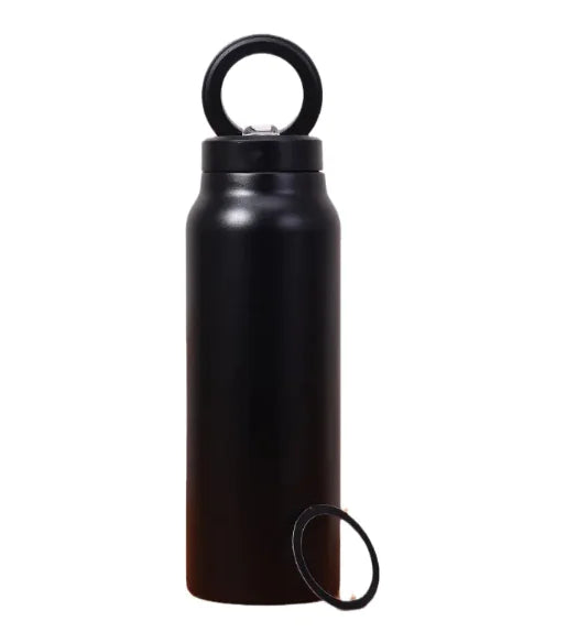 Water Bottle with Magnetic Phone Holder
