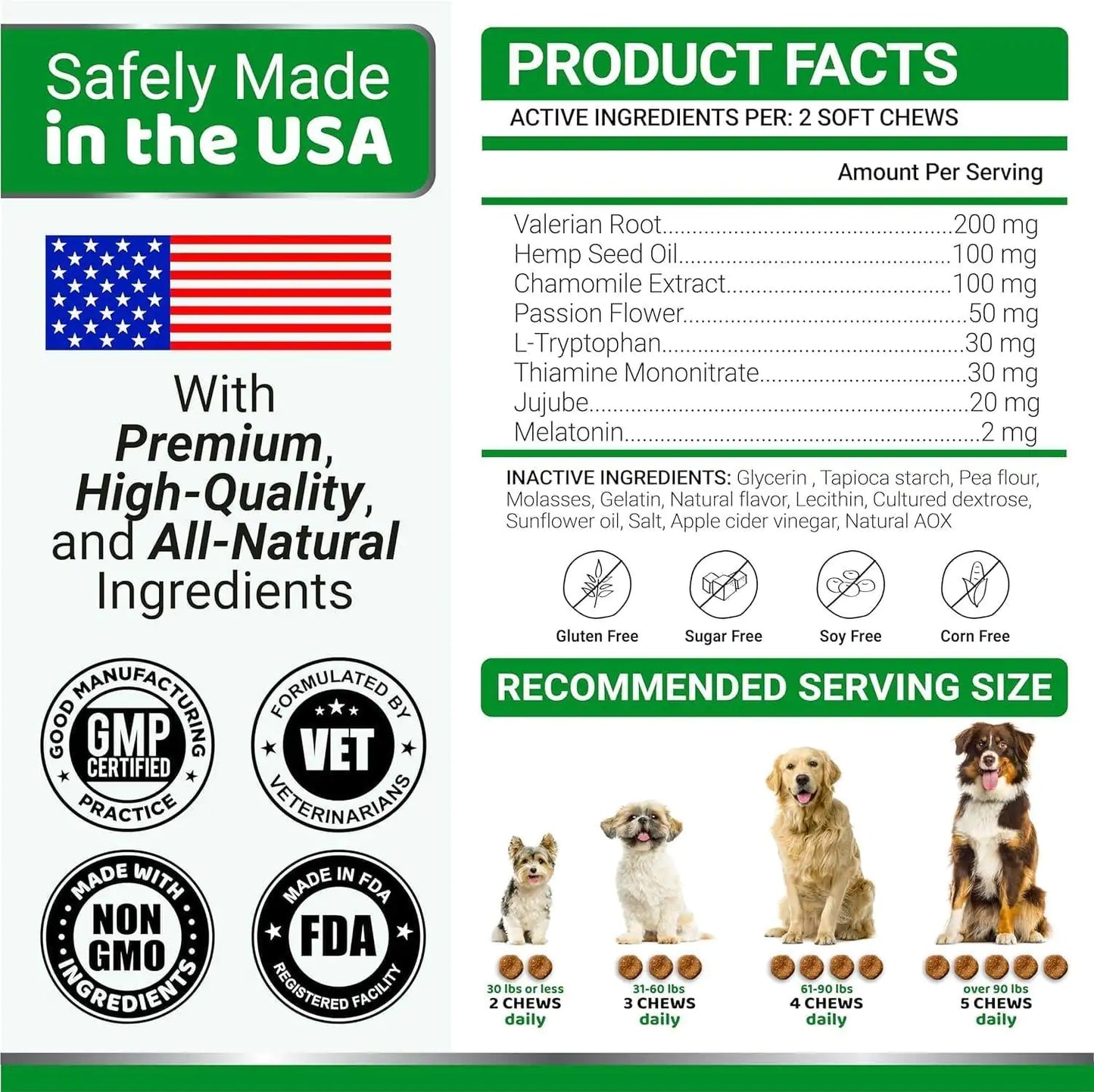 Hemp Calming Chews for Dogs