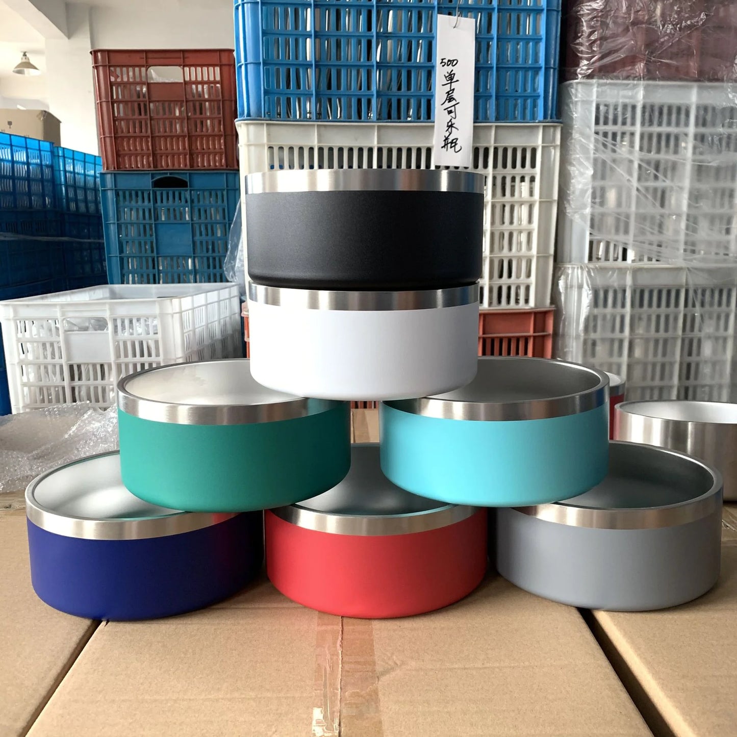 Stainless Steel Upright Bowl