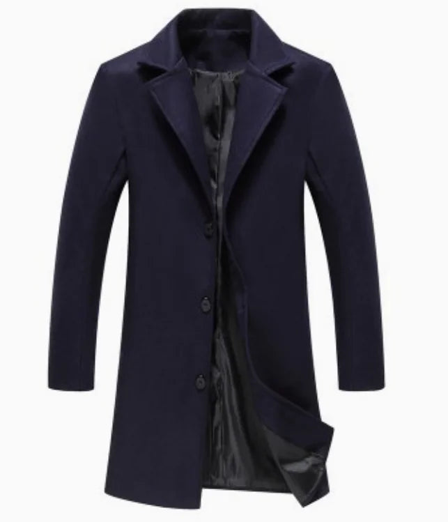 MetroStyle Men’s Woolen Coat