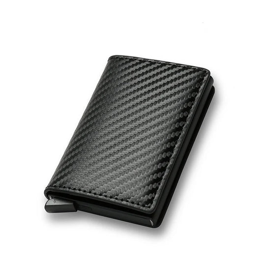 Carbon Fiber RFID Slim Mini Wallet