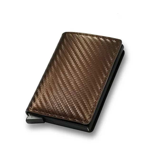 Carbon Fiber RFID Slim Mini Wallet