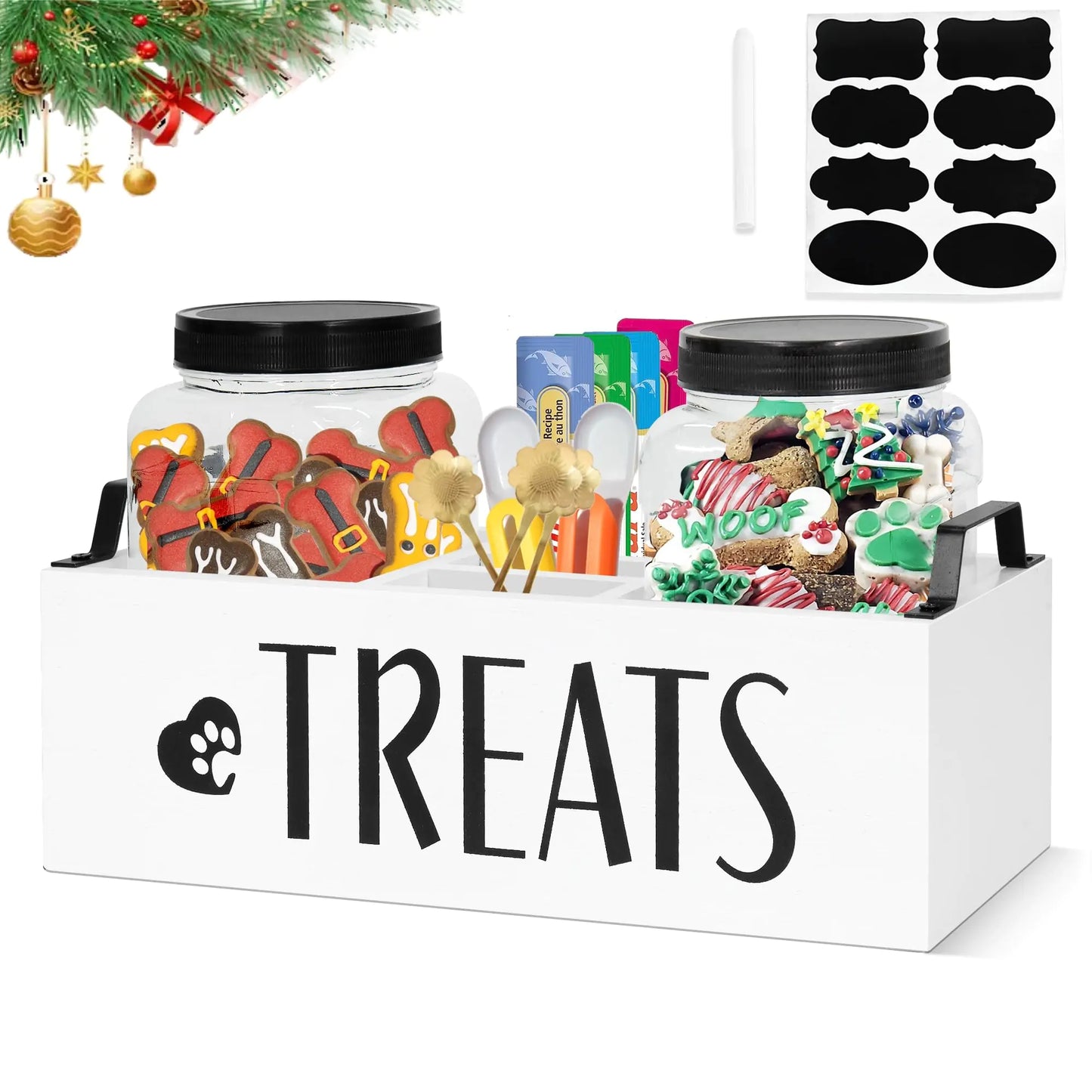 Dog Treat Container with Handle