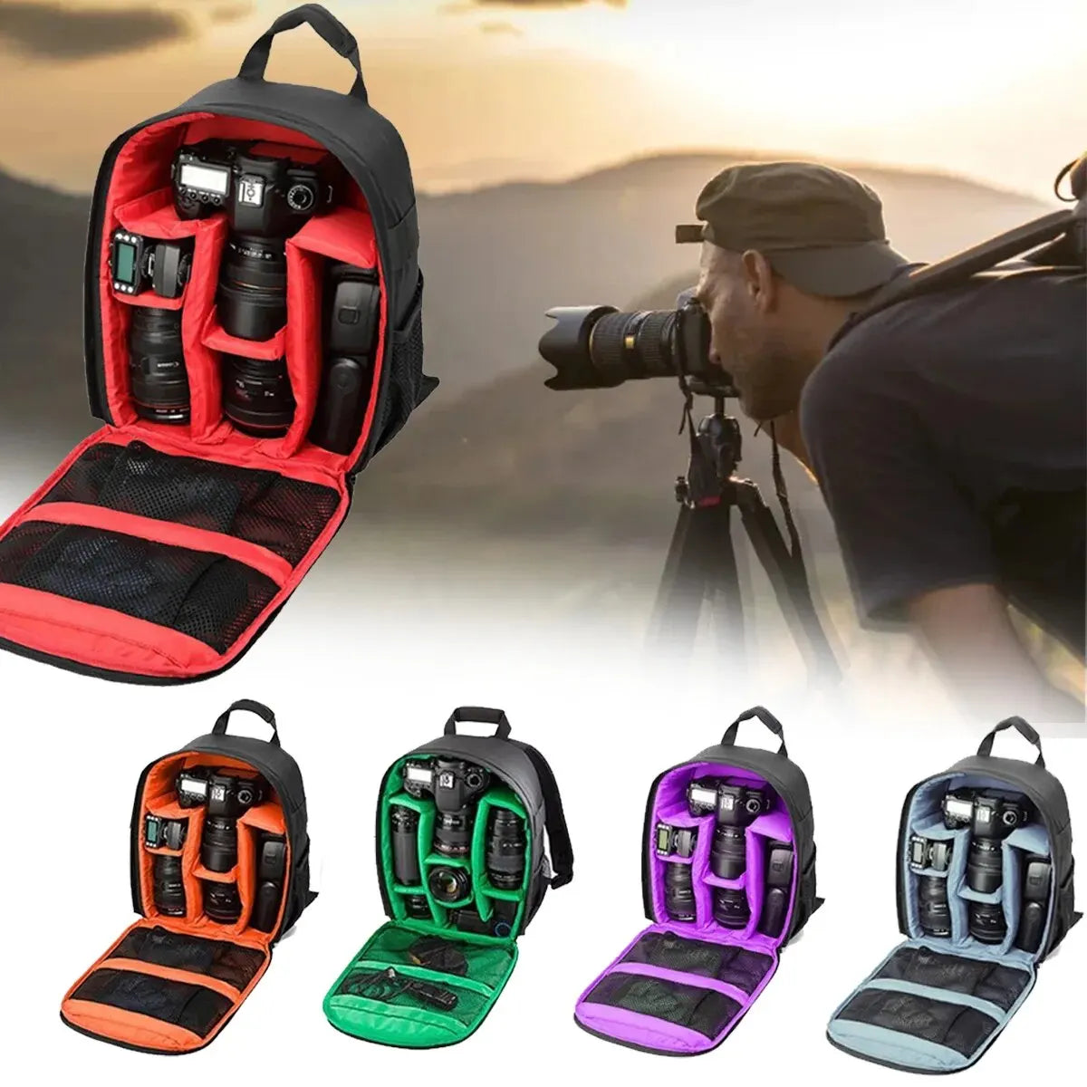 Waterproof Camera Backpack