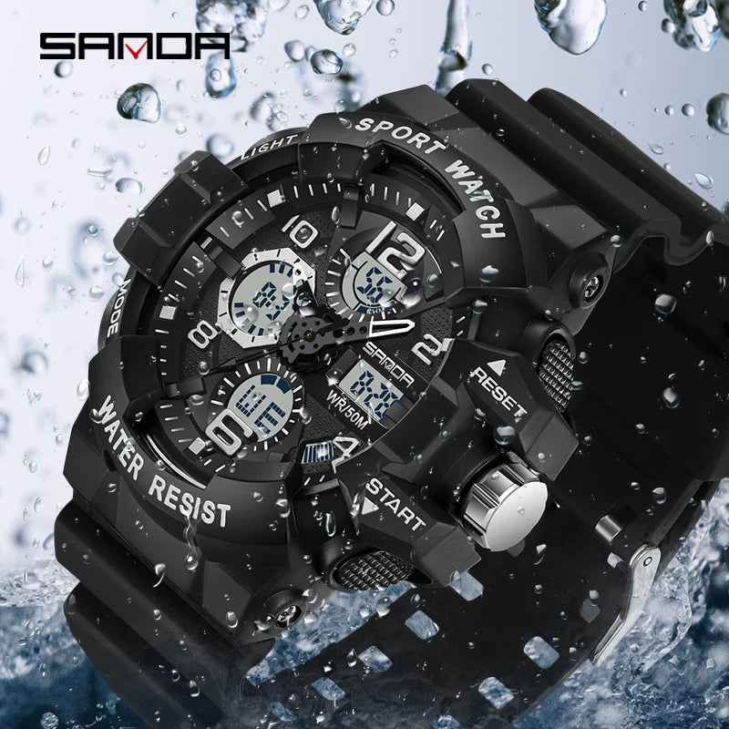 Military Digital Sports Watch