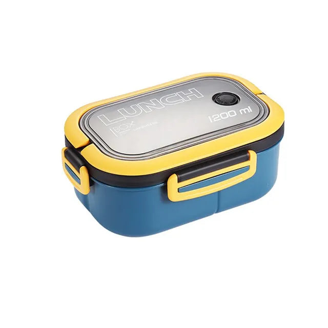 Portable Double Layer Lunch Box