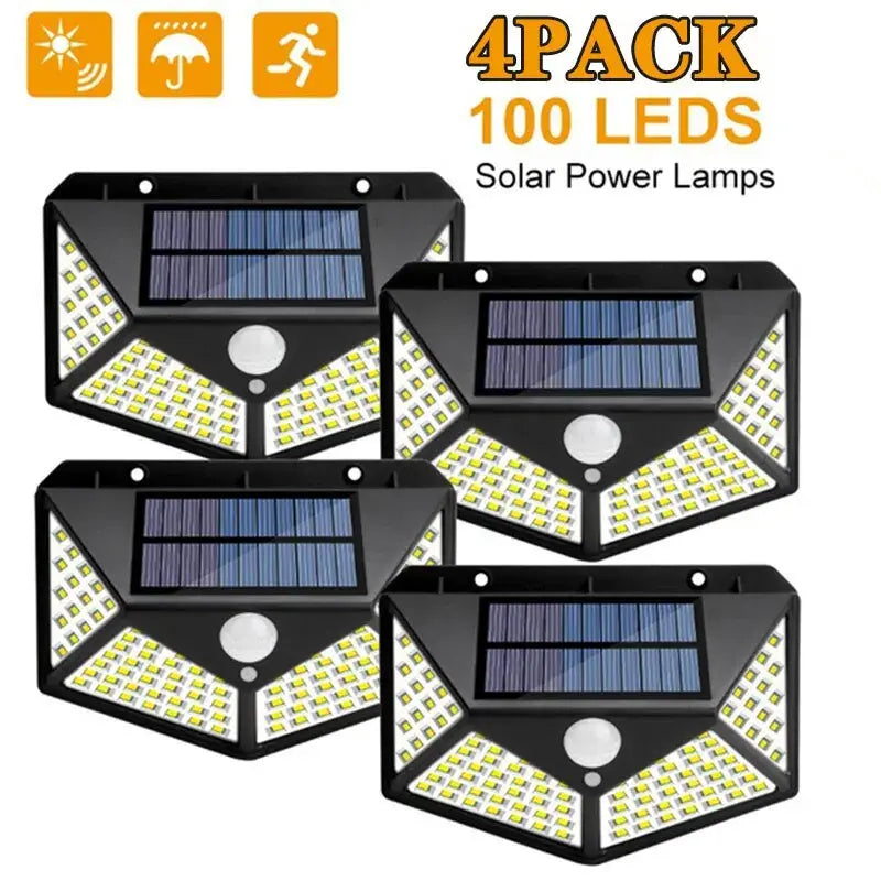 Outdoor Solar Motion Sensor Wall Lights