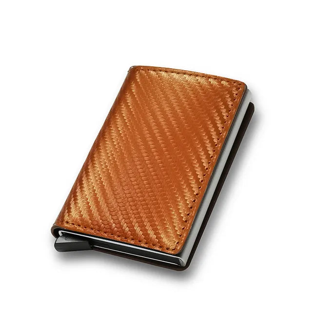 Carbon Fiber RFID Slim Mini Wallet