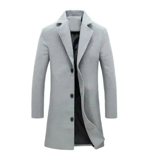 MetroStyle Men’s Woolen Coat