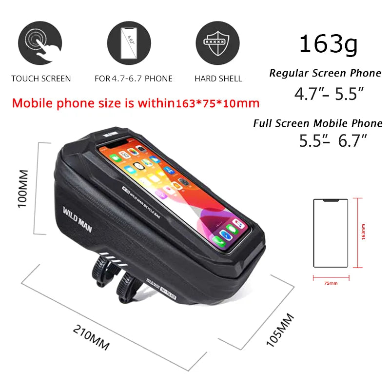 Mountain Bike Front Handlebar Phone Case