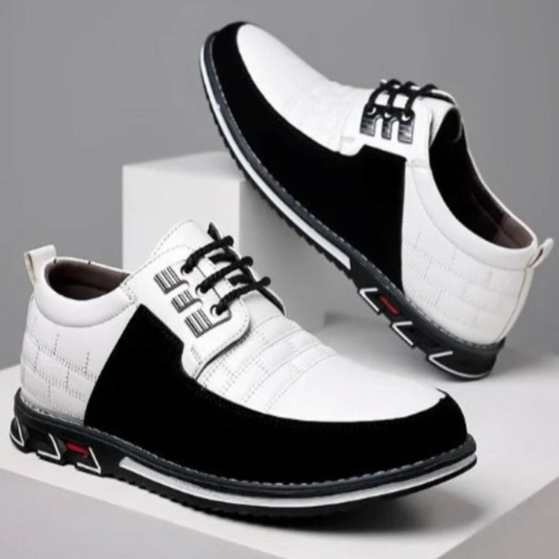 Men's Casual Leather Lace Shoes
