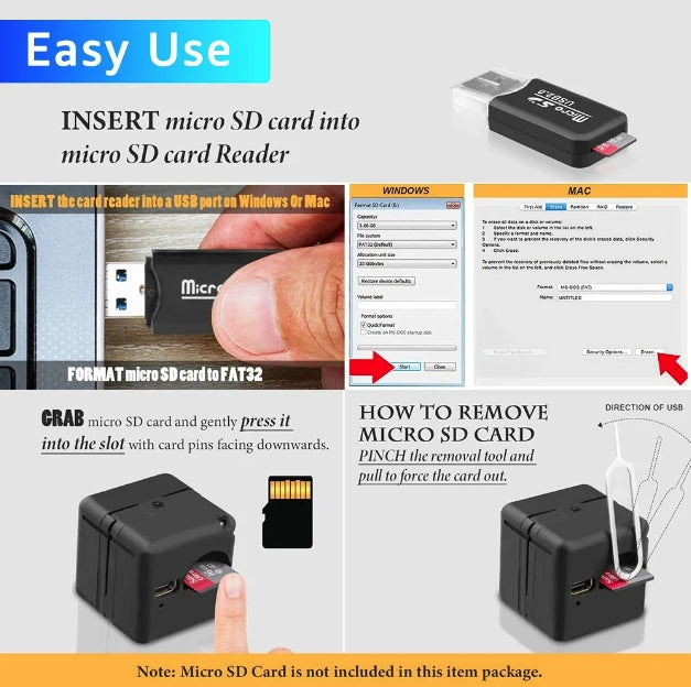 Mini HD 1080P Security Camera