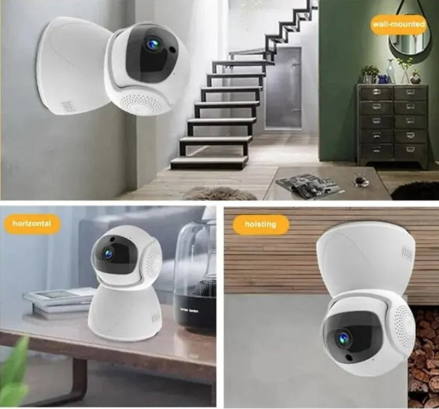 Wireless 1080P 64GB Security Camera with Google Alexa