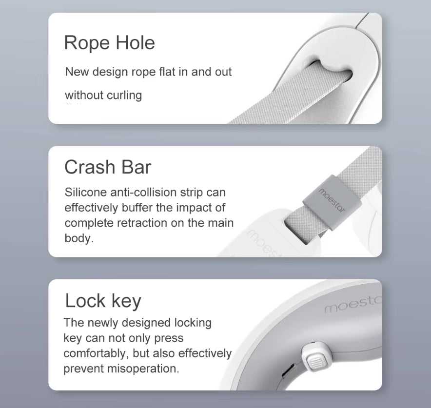 Retractable Circular Illuminated Leash