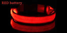 LED Adjustable Flashing Dog Collar