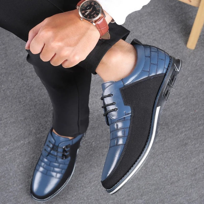 Men's Casual Leather Lace Shoes