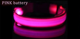 LED Adjustable Flashing Dog Collar