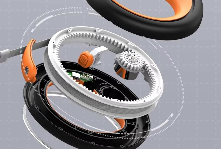 Retractable Circular Illuminated Leash