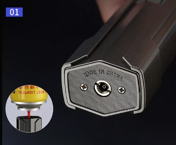 Turbo Torch Blue Flame Gas Lighter