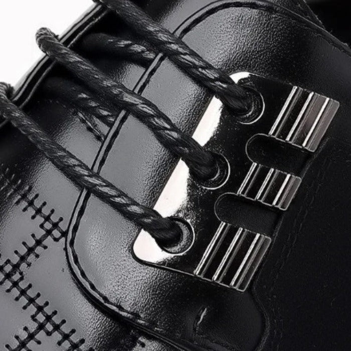 Men's Casual Leather Lace Shoes