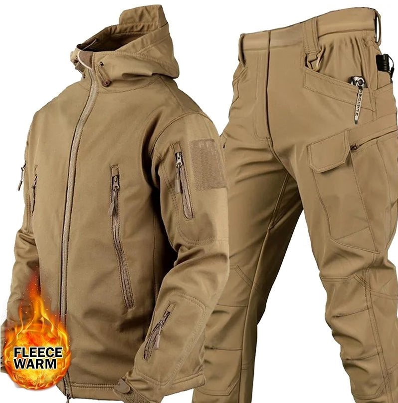 Men's Tactical Outdoor Waterproof Jacket & Pants