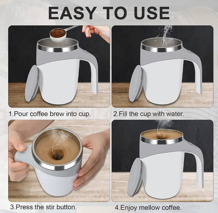 BrewBlender Pro™ Automatic Mixing Mug