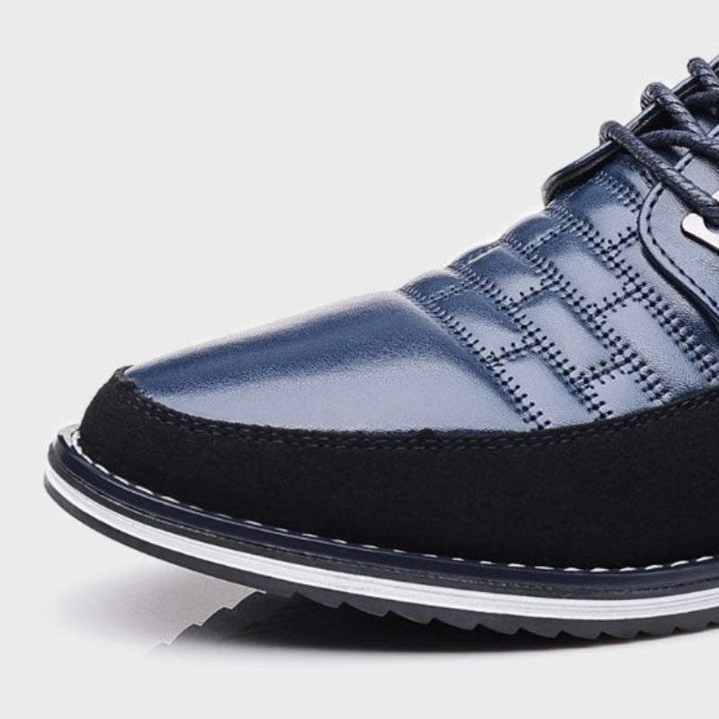 Men's Casual Leather Lace Shoes