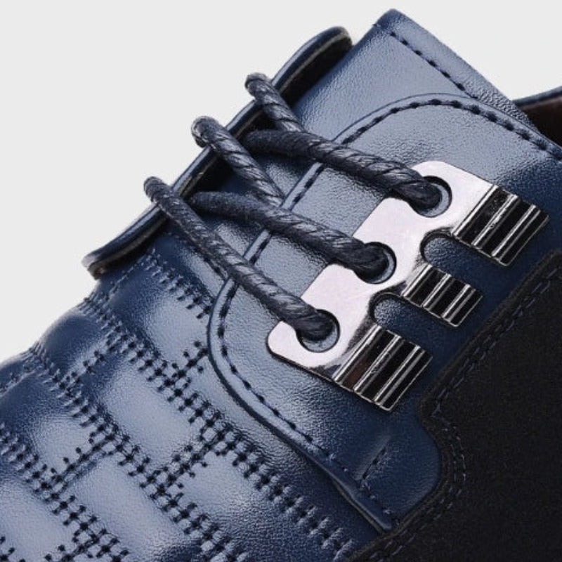 Men's Casual Leather Lace Shoes