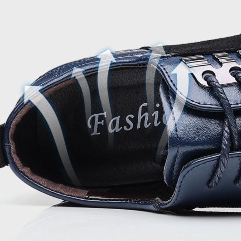 Men's Casual Leather Lace Shoes