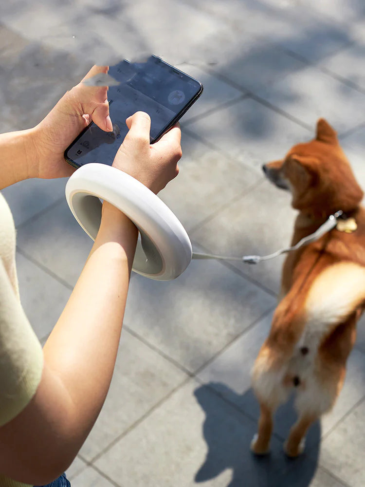 Retractable Circular Illuminated Leash