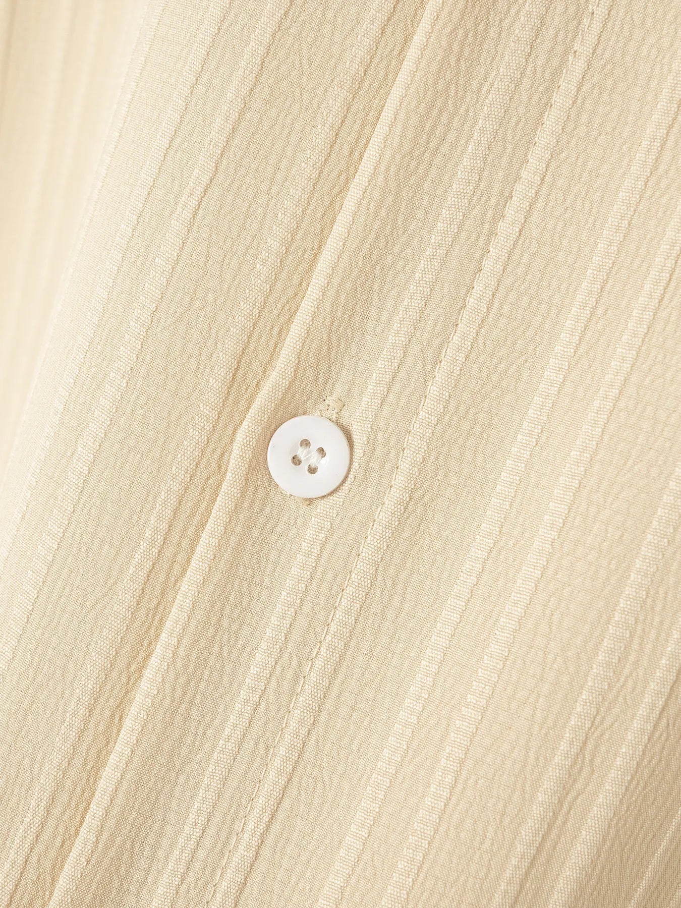 Cotton And Linen Stripes Polo Shirt