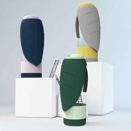 Portable Dog Water Bottle & Food Bowl