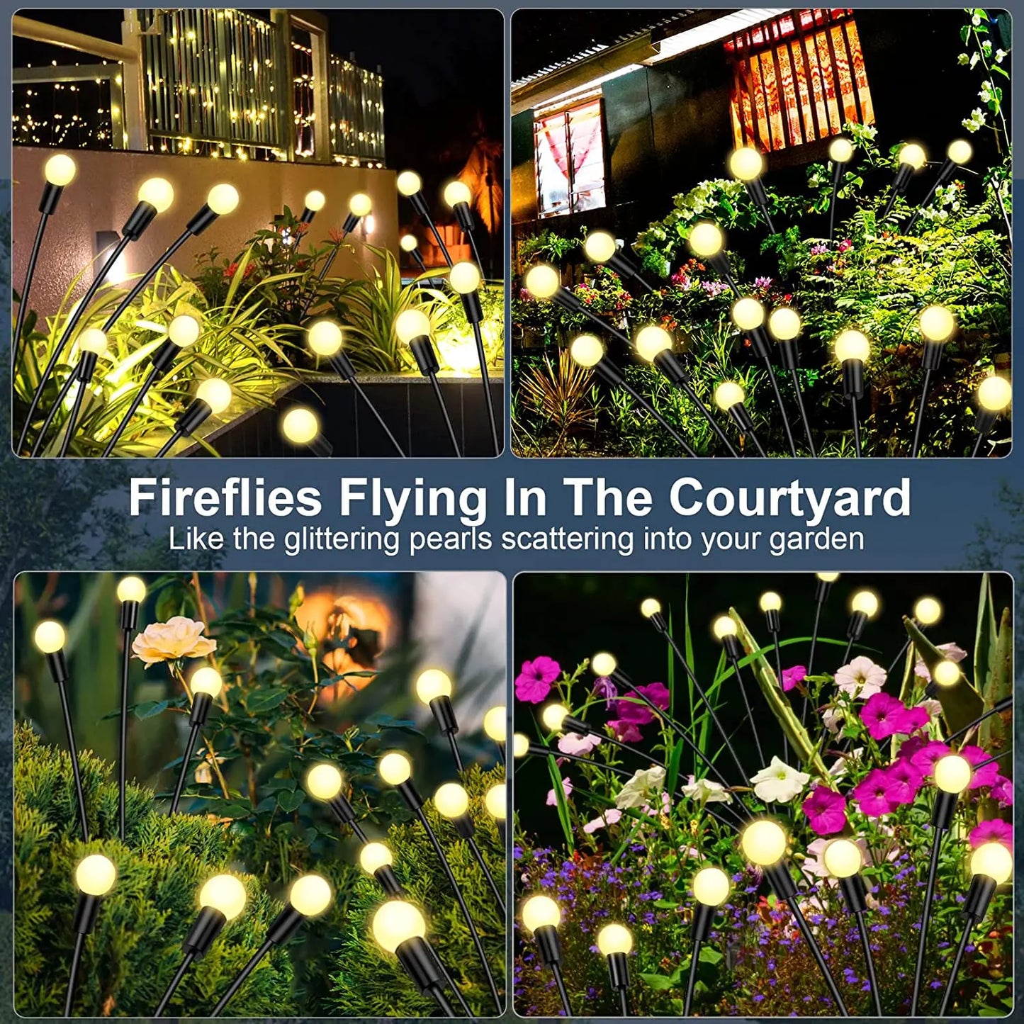 Garden Firefly Solar Lights